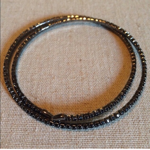 Stella & Dot Delicate Black Radiance Coil Bracelet - Picture 4 of 4